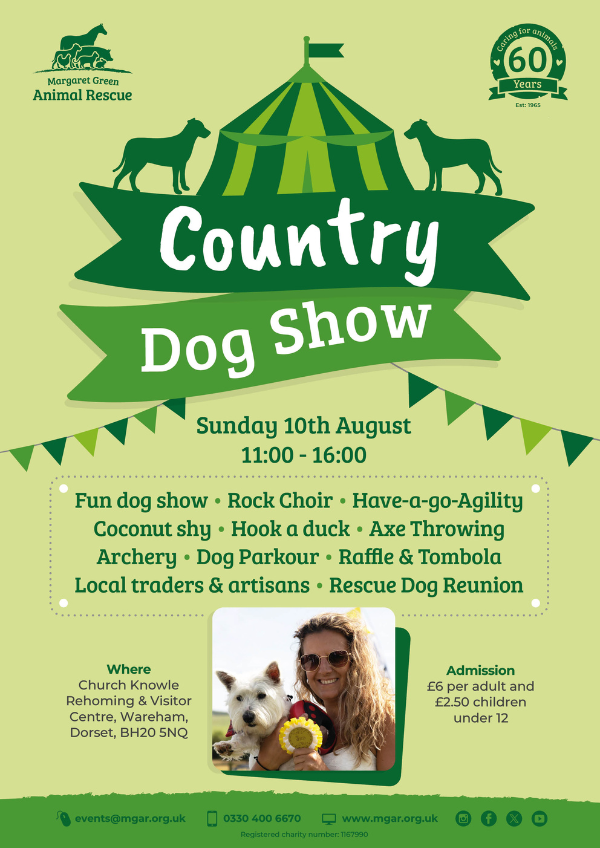 Country Dog Show Poster 2025